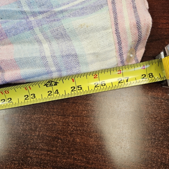 Vintage 1970's Plaid Pleated Below Knee Length Skirt by Freddie's Best. - Picture 10 of 10